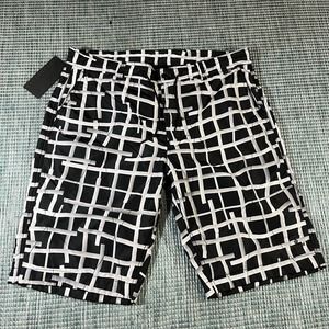 Hummel Checkered Fleece Lined Shorts Men’s Sz XL New